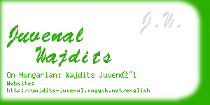 juvenal wajdits business card